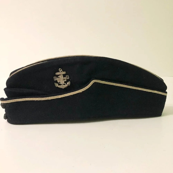 Vintage Boys Brigade Forage Cap Boys Scouts Sure Stedfast Brooch Pin - Picture 14 of 16